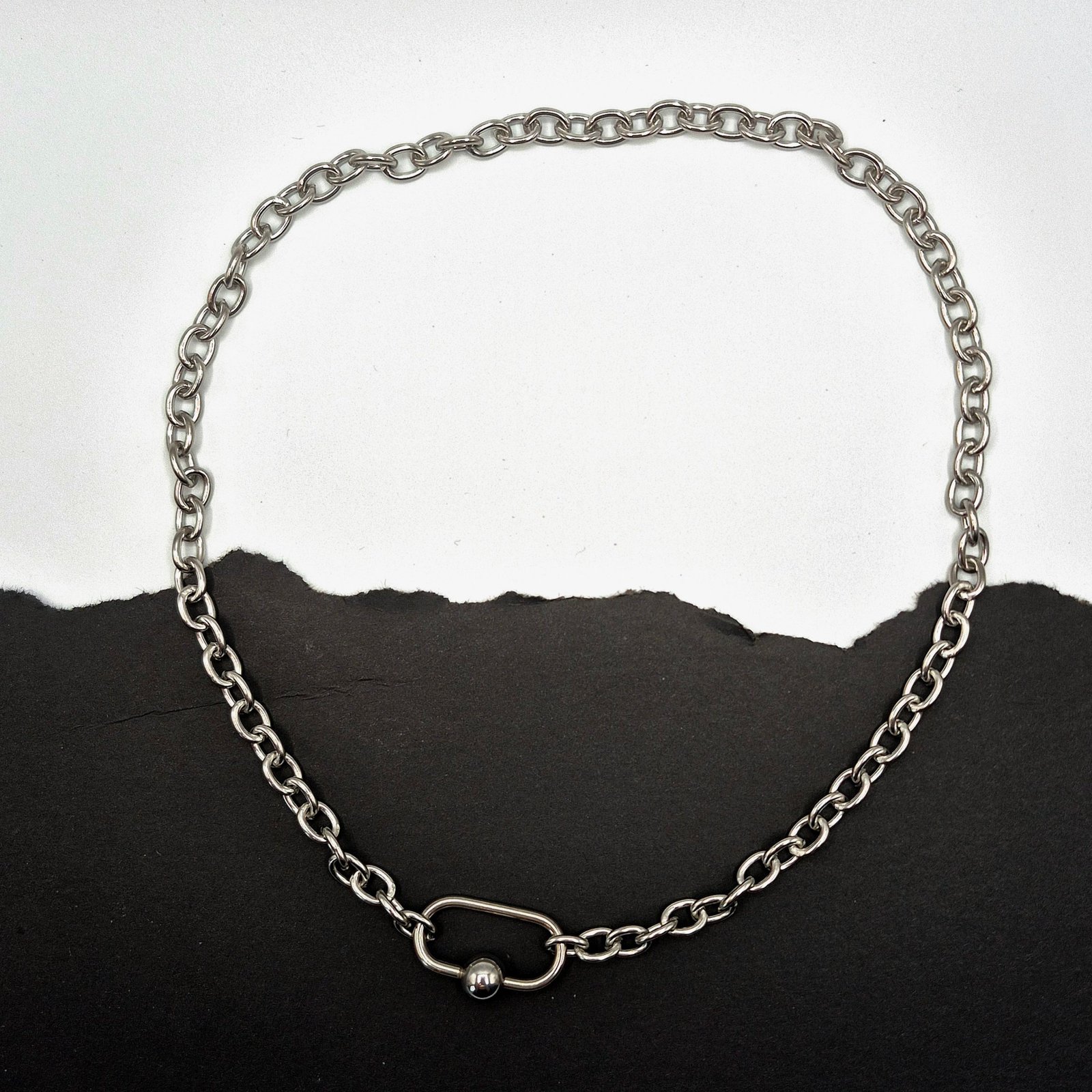 Karabiner Kette mit Anhänger – Bild 4