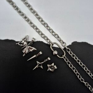 Karabiner Kette mit Anhänger