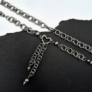 Chainmail Kette mit Herzanhänger