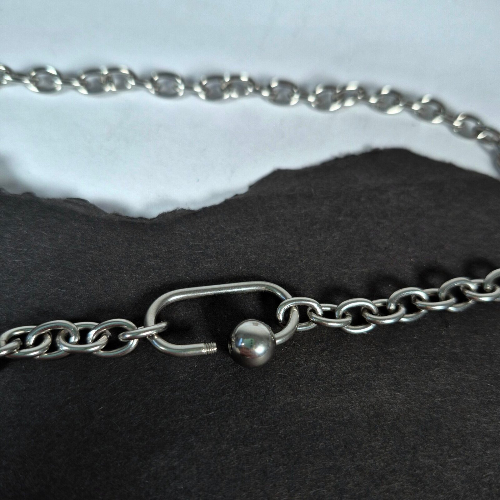 Karabiner Kette mit Anhänger – Bild 3